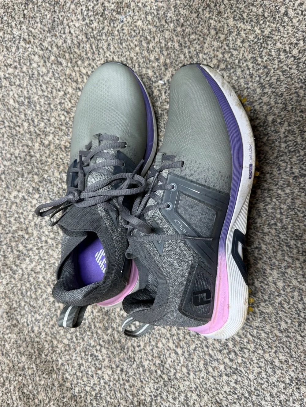 Women’s Purple & Gray Golf Shoes - 9.5